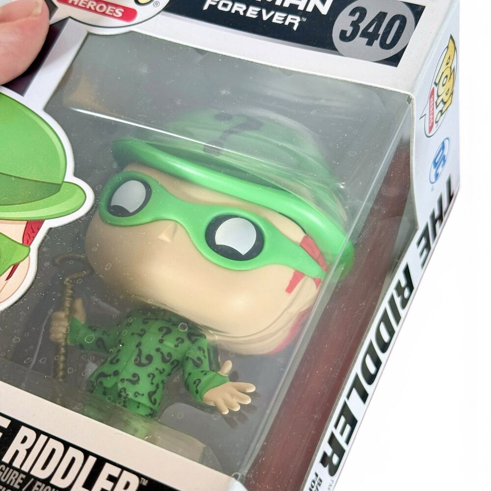Funko POP! 2 Figures Batman Forever In Box 340 The Riddler 341 Two-Face Villains - Picture 8 of 11